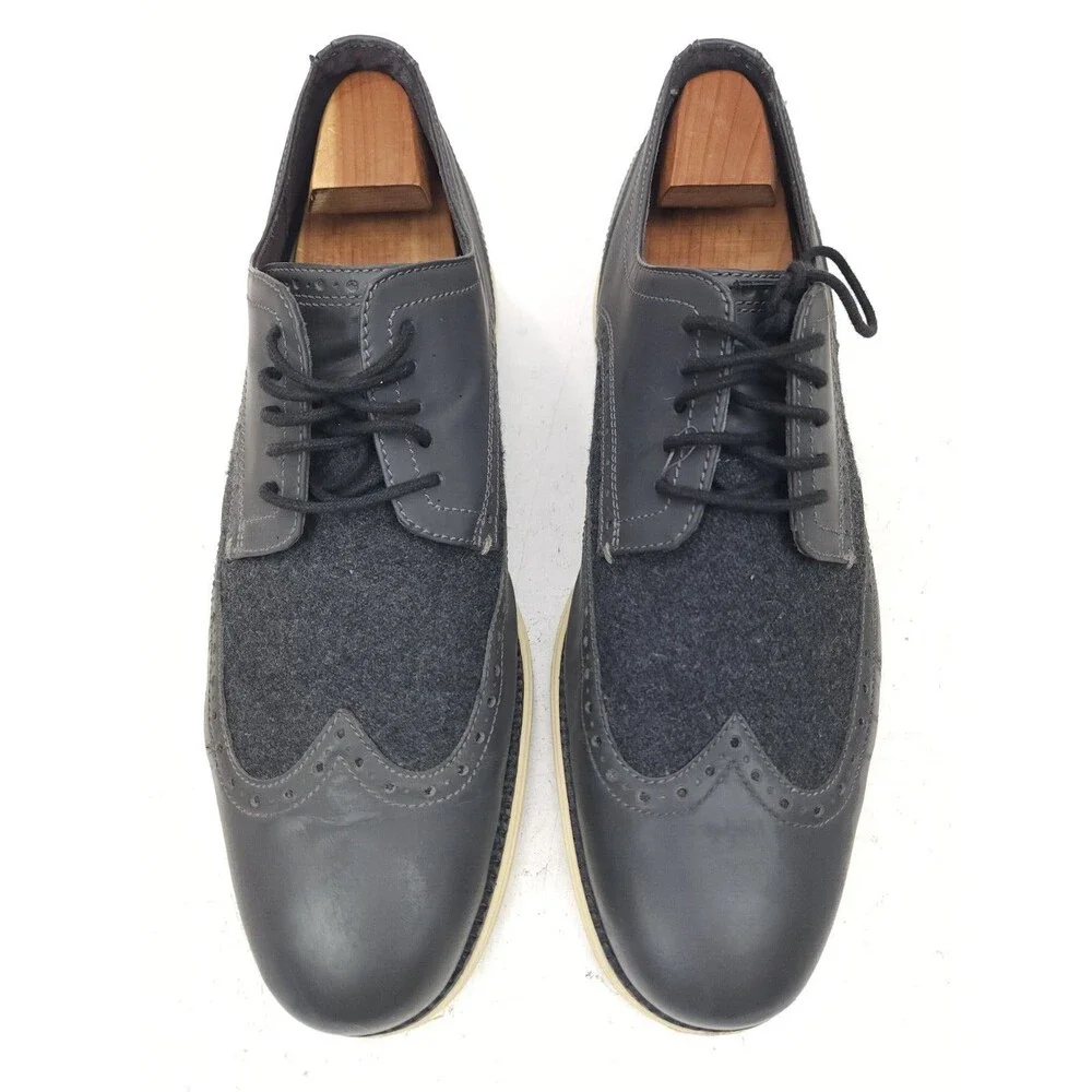 Cole Haan Original Grand Mens Size 11 M Wingtip Oxfords Gray C28861